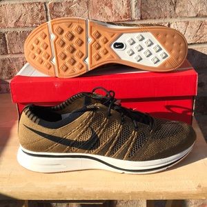 Worn Twice! Nike Flyknit Trainer Golden - Sz 11